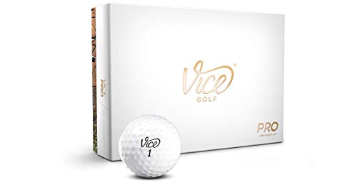 Vice Pro White Golf Balls (One Dozen (12 Golf Balls))