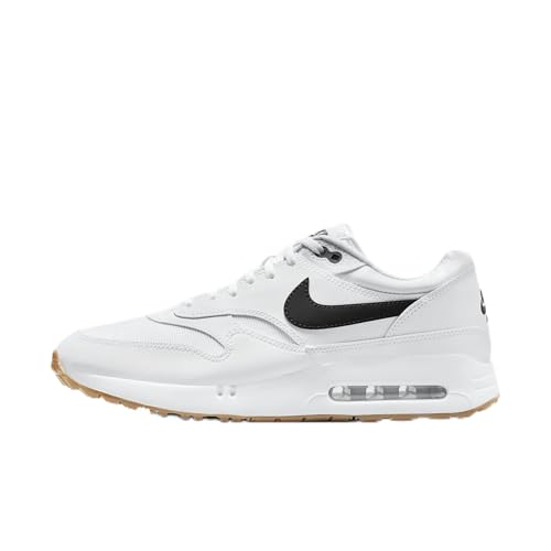 Nike Air Max 1 '86 OG G Men's Golf Shoes (FN0697-100, White/Gum Medium Brown/Black) Size 11.5