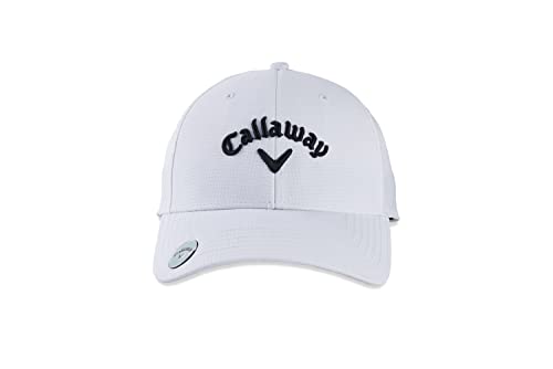 Callaway Golf 2022 Stitch Magnet Adjustable Hat, Adjustable Size, White Color