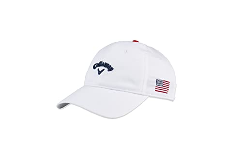 Callaway Golf Heritage Collection Headwear (OS, White/Navy/Red)