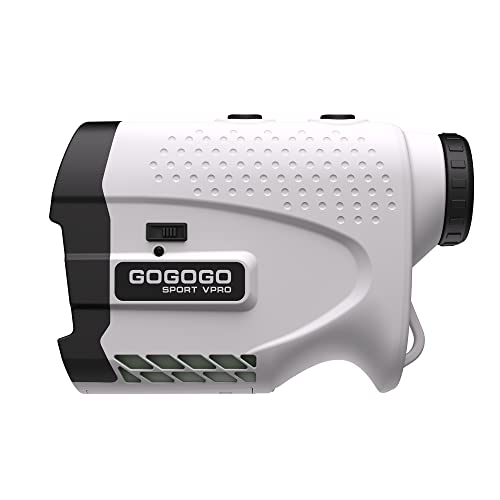 Gogogo Sport Vpro Laser Rangefinder for Golf & Hunting Range Finder 1200/650 Yard Distance Measuring with High-Precision Flag Pole Locking Vibration Function Slope Mode Continuous Scan