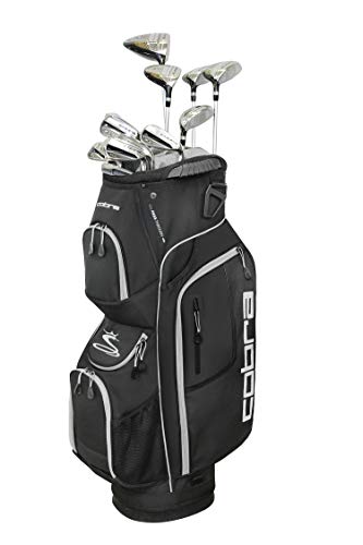 Cobra Golf 2019 XL Speed Complete Set (Men's, Black, Right Hand, Graphite, Senior Flex), Black-Gold