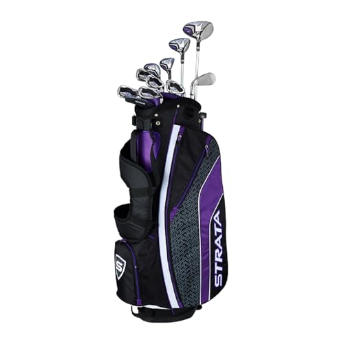 Callaway Women's Strata Ultimate Complete Golf Set (16-Piece, Right Hand, Graphite), Purple