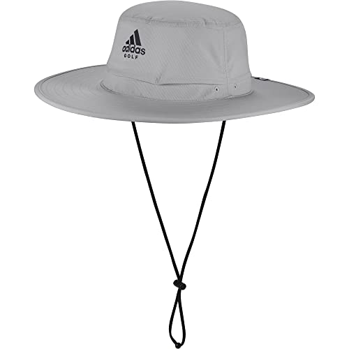 adidas Golf Men's Standard UPF 50+ Sun Hat, Grey, S/M
