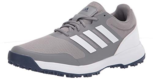 adidas Men's Tech Response Spikeless Golf Shoe, Grey Three/Ftwr White, 10.5