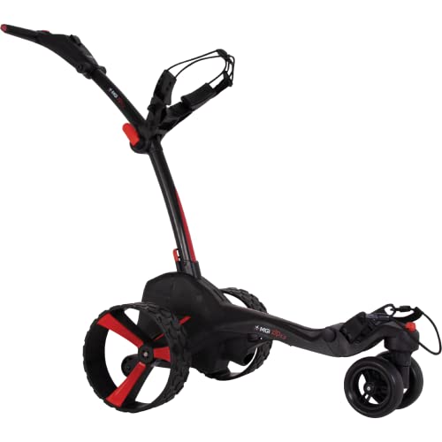 MGI Zip X3 Electric Golf Cart - 36 Hole Battery - (Drink, Umbrella, & GPS-Phone), Black