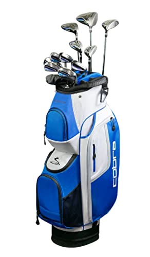 Cobra Golf Fly-XL Complete Golf Set-Graphite RH Cart Bag, BlackBlue