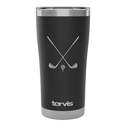 Tervis Golfers Life for Me Engraved on Onyx Shadow Triple Walled Insulated Tumbler Travel Cup Keeps Drinks Cold & Hot, 20oz Legacy, Onyx Shadow