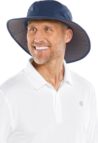 Coolibar UPF 50+ Men's Women's Fore Golf Hat - Sun Protective