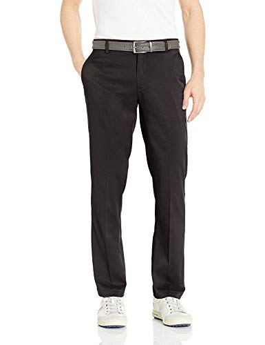 Amazon Essentials Men's Straight-Fit Stretch Golf Pant, Black, 28W x 28L