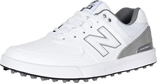 New Balance Women's 574 Greens Golf Shoe, White, 7.5