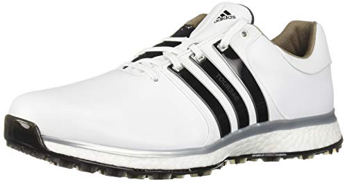 adidas Men's TOUR360 XT Spikeless Golf Shoe, FTWR White/core Black/Silver Metallic, 9 M US