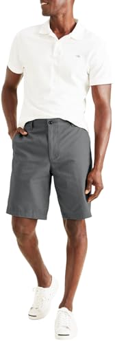 Dockers Men's Perfect Classic Fit Shorts (Regular and Big & Tall), Sea Cliff, 36