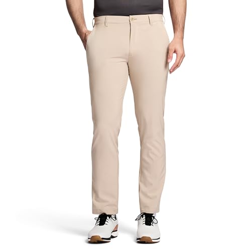 IZOD Men's Golf SwingFlex Slim-Fit Pants, red Khaki, 36W X 32L