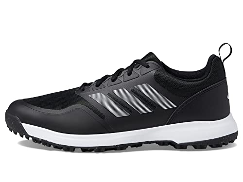 adidas Men's Tech Response Spikeless 3.0 Golf Shoes, Core Black/Footwear White, 12