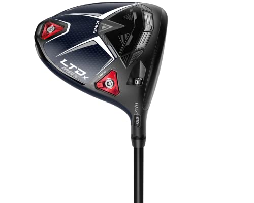 Cobra LTDx Max Driver 460cc 2022 Right 10.5 UST Helium Nanocore Graphite Senior Red/Gloss Peacoat Crown