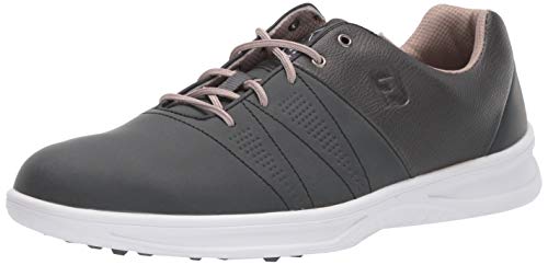 FootJoy Men's Contour Casual Previous Season Style Golf Shoes, Charcoal, 7.5 M US