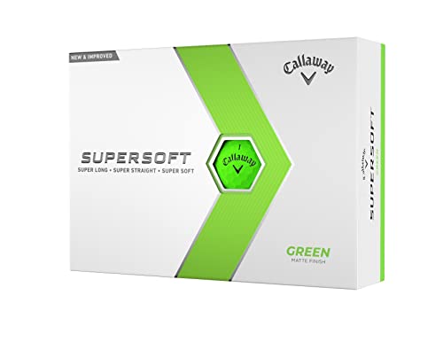 Callaway Golf Supersoft Golf Balls (2023 Version, Green)