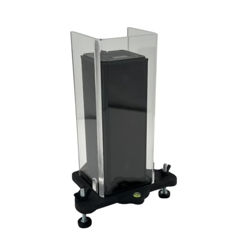 Bogeys2Birdies Leveling Stand and Protective Shield for Square Golf Launch Monitor, Heat Proof, Indoor/Outdoor