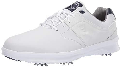 FootJoy Men's Contour Series Previous Season Style Golf Shoes, White, 10 N US