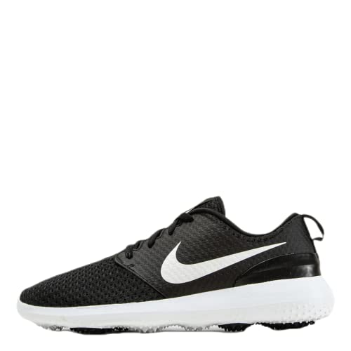 Nike Golf Roshe G Black/Metallic White/White 7