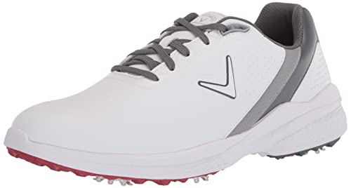 Callaway Men's Solana TRX v2 Golf Shoe, White/Grey, 11