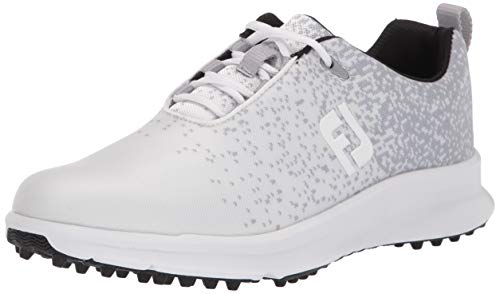 FootJoy Women's FJ Leisure Previous Season Style Golf Shoes, White, 9 M US