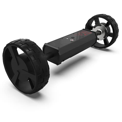 Alphard Club Booster V2 E-Wheels – Convert Your Push Cart into a Motorized, Electric Remote-Controlled Golf Caddie (Clicgear 3-Wheel Carts)