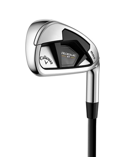 Callaway Golf Rogue ST MAX Individual Iron (Right Hand, Steel Shaft, Regular Flex, 4 Iron),Silver