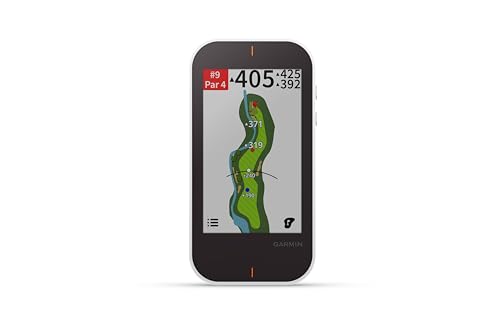 Garmin Approach G80, All-in-One Premium GPS Golf Handheld with Integrated Launch Monitor, 3.5' Touchscreen, Black/White