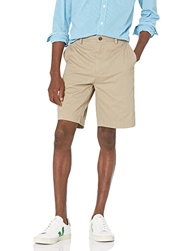 Amazon Essentials Men's Classic-Fit 9' Short, Khaki, 34