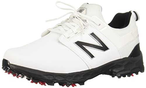 New Balance Men's LinksPro Golf Shoe, White/Black, 15