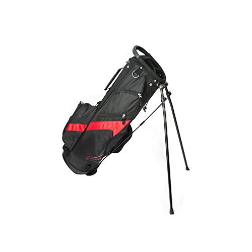 Merchants of Golf Tour X SS Golf Stand Bags-Black/Red, One Size (39300)
