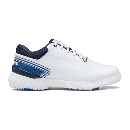 SQAIRZ Speed ProS2 Men's Athletic Golf Shoes, Golf Shoes, Designed for Balance & Performance, Replaceable Spikes, Waterproof, Golf Shoes Men with Spikes, Mens Golf Shoes, Golf Footwear, Size 10.5