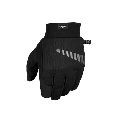 Callaway Golf Thermal Grip, Cold Weather Golf Gloves, X-Large, 1 Pair, (Left and Right) , Black