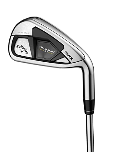 Callaway Golf Rogue ST MAX Individual Iron (Right Hand, Steel Shaft, Regular Flex, 4 Iron),Silver