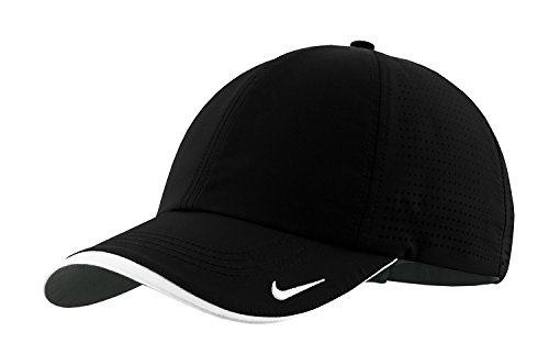 Nike Golf 429467 Adult's Dri-FIT Swoosh Perforated Cap Black One Size