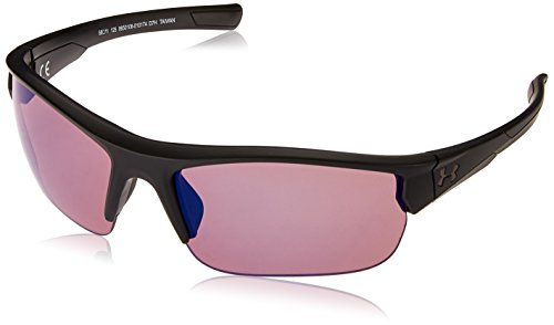 Under Armour womens Propel Wrap Sunglasses Sunglasses, Satin Black Ua Tuned Golf, Medium US