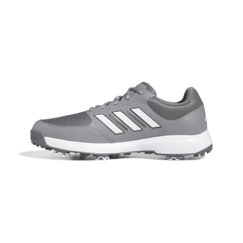 adidas Men's Tech Response 3.0 Golf Shoes, Grey Four/Footwear White/Grey Three, 10.5