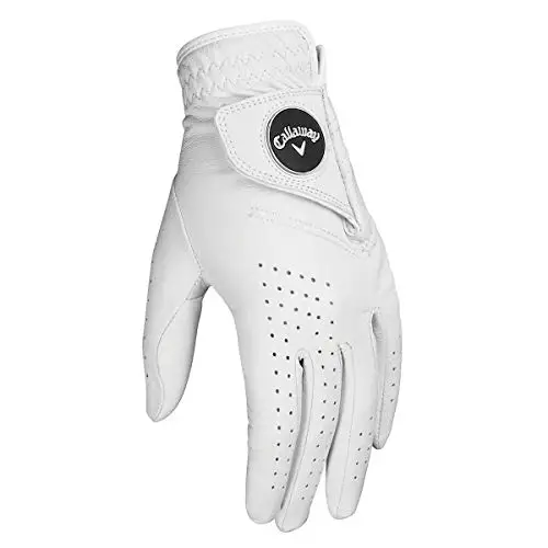 Callaway Golf Dawn Patrol Glove (Worn on Right Hand, White 2019, Large, Standard)