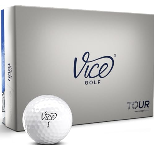 Vice Tour Golf Balls, White