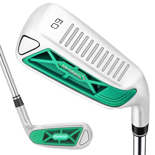 XINGGM Golf Chipper,Wedge/Chipper Golf Club for Men Right Handed,35/45/55/60 Degree Pitching Wedges 35inch (Green, 60 Degrees)