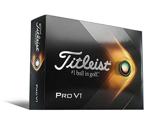 Titleist Pro V1 Golf Balls, White, Standard Play Numbers (1-4) Prior Generation