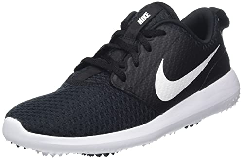 Nike Golf Roshe G Black/Metallic White/White 7