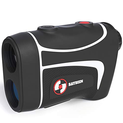 Saybien Golf Rangefinder - Options with and Without Slope, 500m - Laser Range Finder - Tournament Legal - Scan Mode - Flag Lock