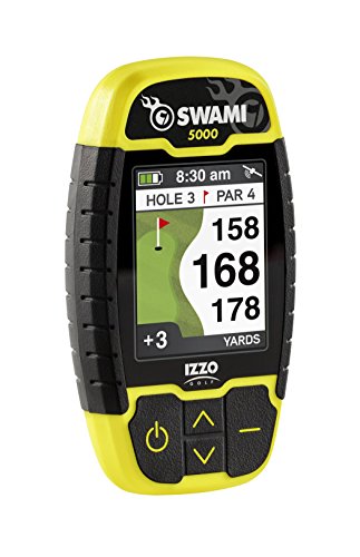 Izzo Swami 5000 Water-Resistant Handheld Golf GPS with Large Color Display