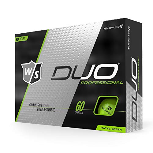 WILSON Staff DUO Golf Ball, Professional, Green