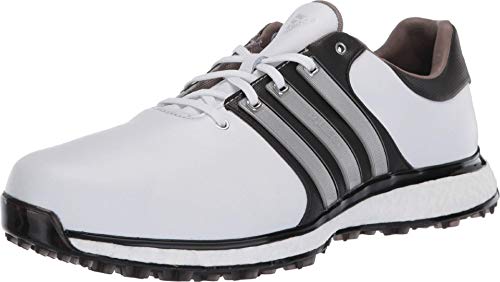 adidas Men's TOUR360 XT Spikeless Golf Shoe, ftwr White/Matte silver/core Black, 12 Medium US