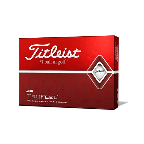 Titleist TruFeel Golf Ball, White, (One Dozen)