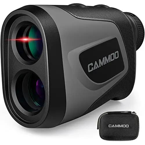 CAMMOO Golf Rangefinder with Slope, 1100Y Range Finder Golfing with 5 Mode, 6X Magnification, USB Charging, Clear & Accurate Measurement, Vibration Alert, for Golfing, Hunting, Measurement - M1000